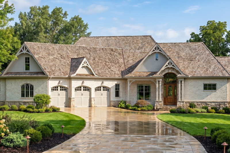 Architectural House Design - Exterior - Front Elevation 2 for Traditional House Plan #54-724 - 3 bed, 2 bath