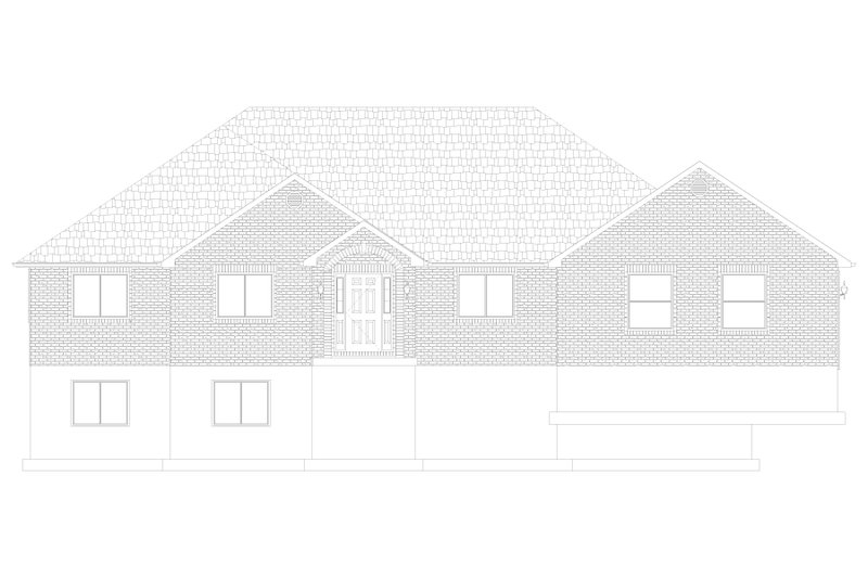 Home Plan - Exterior - Front Elevation 5 for Ranch House Plan #1060-185 - 3 bed, 2 bath