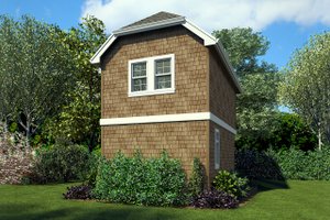 Exterior - Rear Elevation for Craftsman House Plan #48-935 - 1 bed, 1 bath