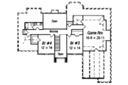 European Style House Plan - 5 Beds 3 Baths 3323 Sq/Ft Plan #329-296 