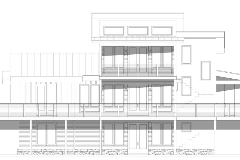 Modern Style House Plan - 3 Beds 2 Baths 2318 Sq/Ft Plan #932-384 ...