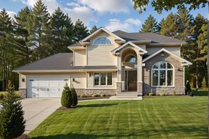 Traditional Exterior - Front Elevation Plan #117-213