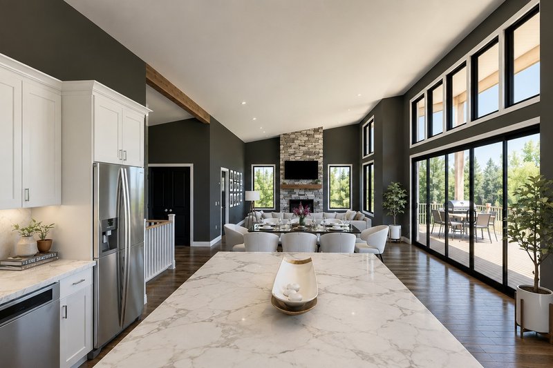 Dream House Plan - Interior - Kitchen 2 for Modern House Plan #1064-489 - 2 bed, 2.5 bath