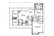 Farmhouse Style House Plan - 3 Beds 2 Baths 1817 Sq/Ft Plan #42-393 