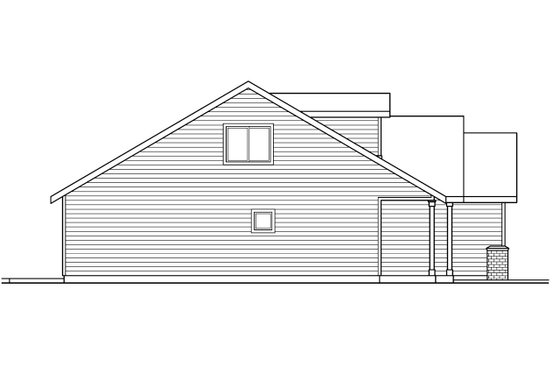 Exterior - Other Elevation House Plan #124-684 - 3 bed, 2.5 bath