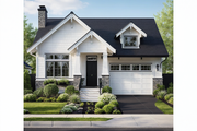 Country Style House Plan - 3 Beds 2 Baths 1772 Sq/Ft Plan #515-42 Exterior 