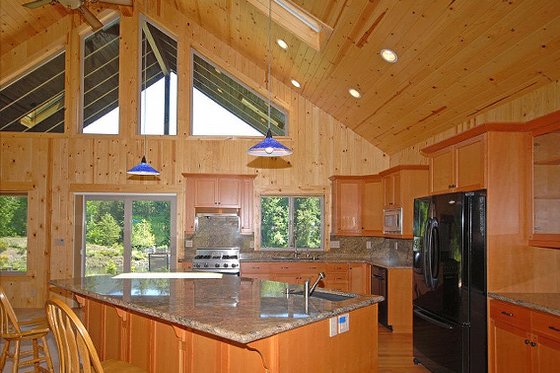 Ranch style country home kitchen