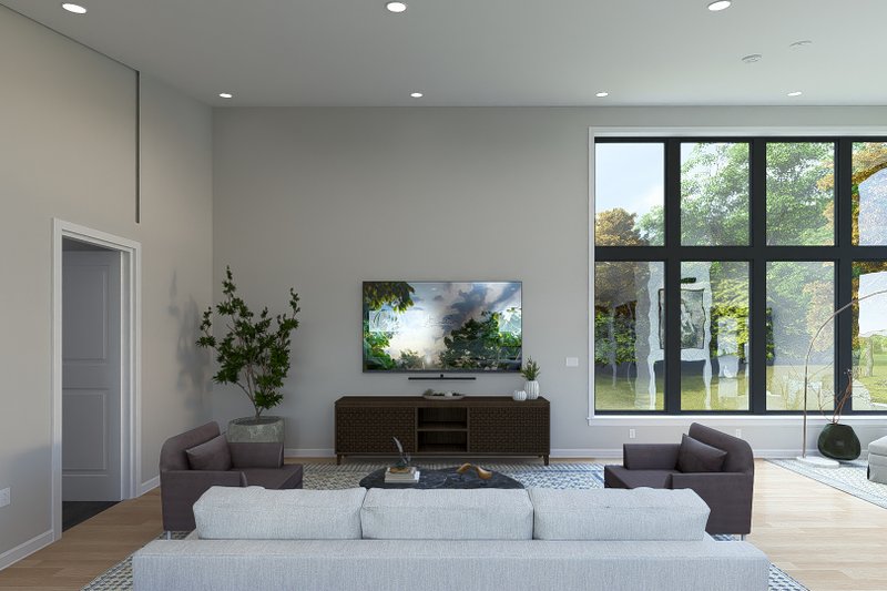 Home Plan - Interior - Family Room 4 for Modern House Plan #1060-236 - 4 bed, 4 bath
