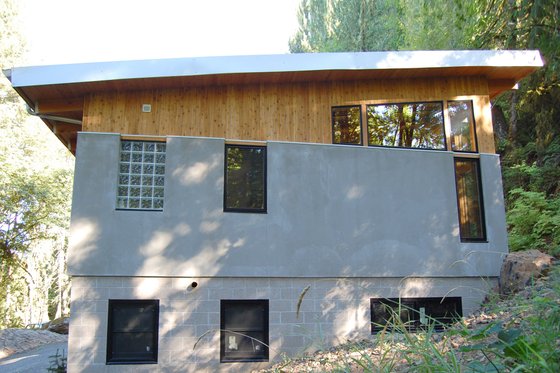 Exterior - Rear Elevation for Modern House Plan #890-6 - 2 bed, 2.5 bath