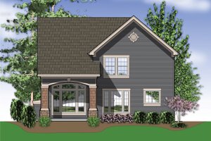 Exterior - Rear Elevation for Barndominium House Plan #48-113 - 3 bed, 2.5 bath