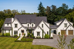 European Exterior - Front Elevation Plan #1114-19