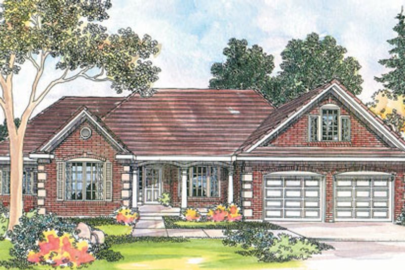 Traditional Style House Plan - 3 Beds 3 Baths 2712 Sq/Ft Plan #124-344