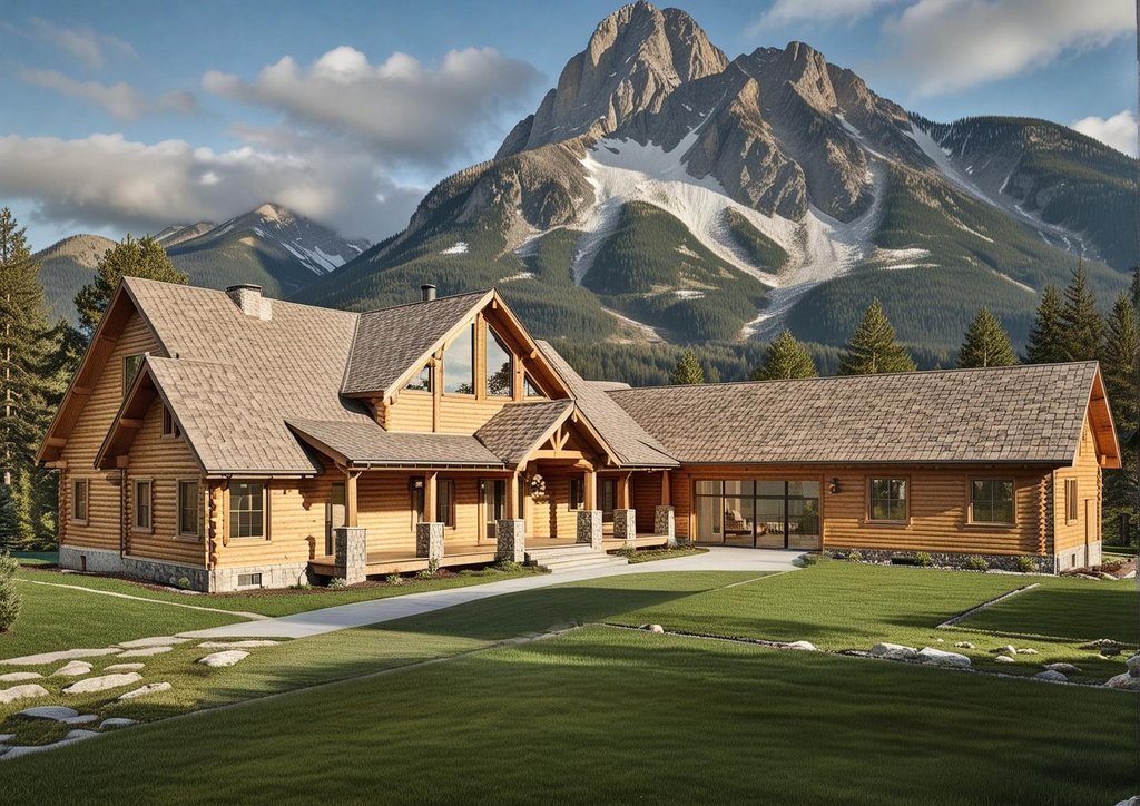 Exterior - Front Elevation 2 for Modern House Plan #117-233 - 3 bed, 3 bath