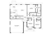 Traditional Style House Plan - 3 Beds 2 Baths 1489 Sq/Ft Plan #1060-197 