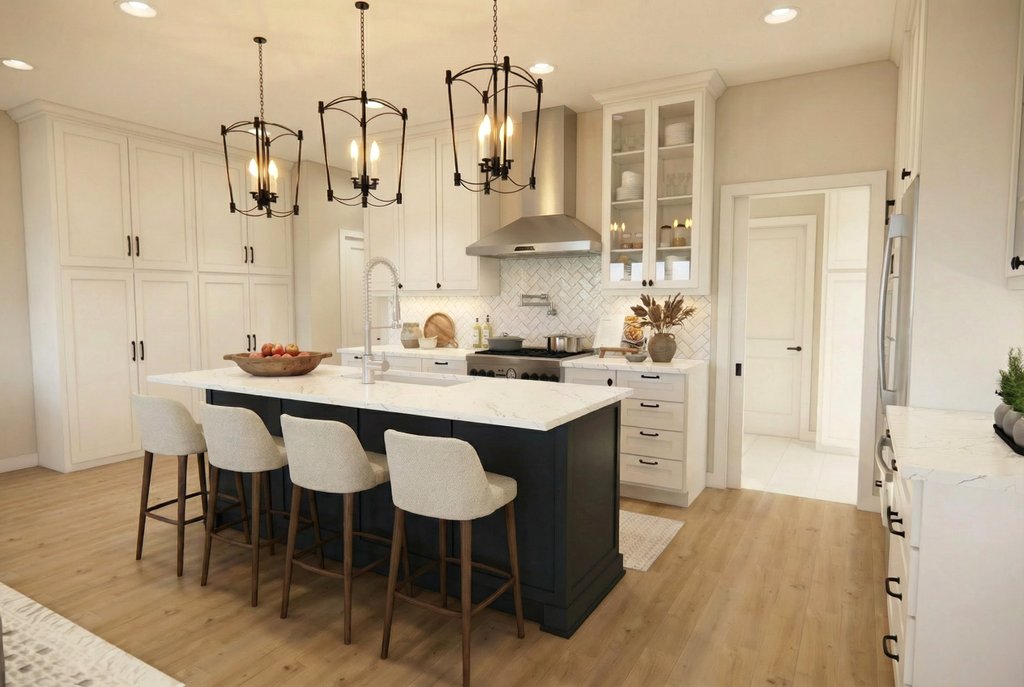 Interior - Kitchen 1 for Farmhouse House Plan #51-1518 - 4 bed, 2.5 bath