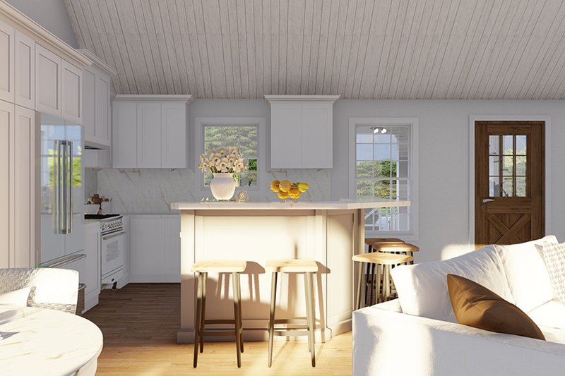 Home Plan - Interior - Kitchen for Cottage House Plan #923-328 - 3 bed, 2 bath
