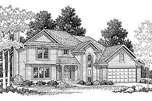Traditional Exterior - Front Elevation Plan #70-169