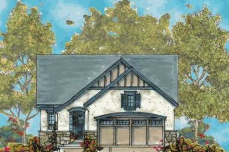 Home Plan - Exterior - Front Elevation 4 for Traditional House Plan #20-1655 - 2 bed, 2 bath