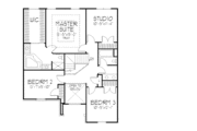 European Style House Plan - 3 Beds 2.5 Baths 2450 Sq/Ft Plan #320-423 