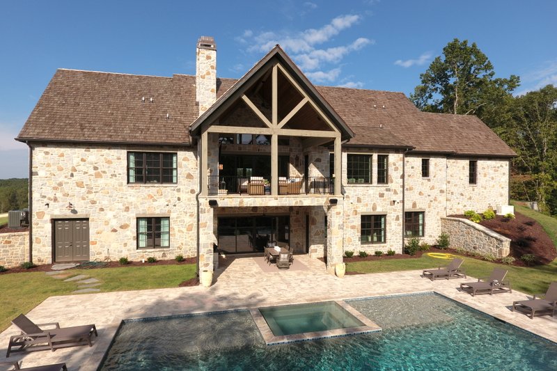 Home Plan - Exterior - Rear Elevation for Farmhouse House Plan #437-139 - 4 bed, 5 bath