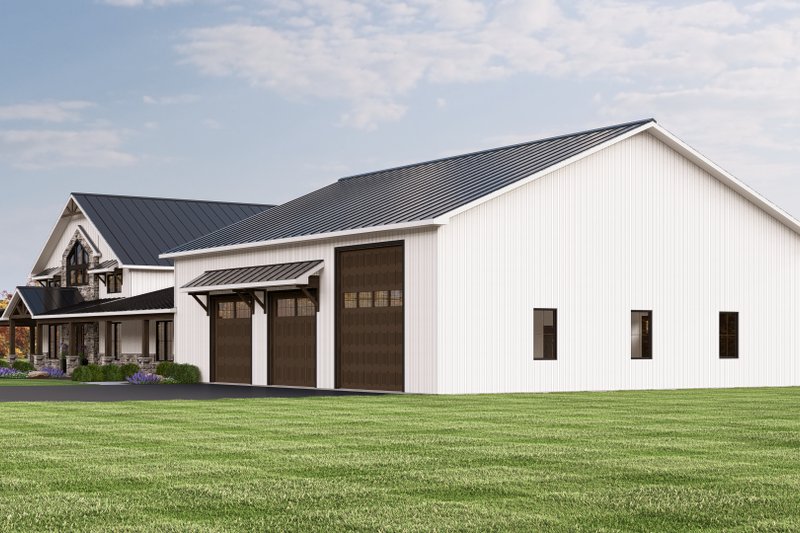 Architectural House Design - Exterior - Other Elevation 7 for Barndominium House Plan #1064-371 - 3 bed, 2.5 bath