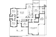 Traditional Style House Plan - 3 Beds 2.5 Baths 2584 Sq/Ft Plan #70-1122 