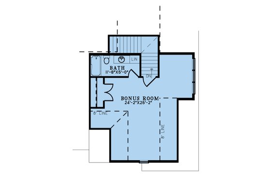 Floor Plan - Upper Floor for Craftsman House Plan #923-306 - 4 bed, 3.5 bath