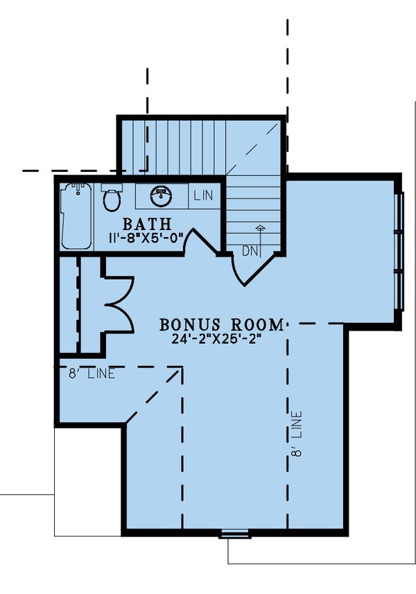 Craftsman Floor Plan - Upper Floor Plan #923-306