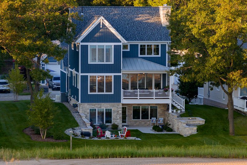 House Design - Exterior - Rear Elevation 4 for Cottage House Plan #928-400 - 4 bed, 4 bath