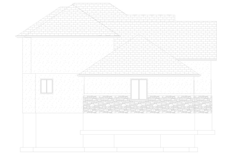 Architectural House Design - Exterior - Other Elevation for Traditional House Plan #1060-25 - 6 bed, 3.5 bath