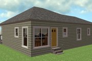 Country Style House Plan - 3 Beds 2 Baths 1327 Sq/Ft Plan #44-177 