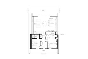 Floor Plan - Main Floor for Cottage House Plan #1114-33 - 4 bed, 3 bath