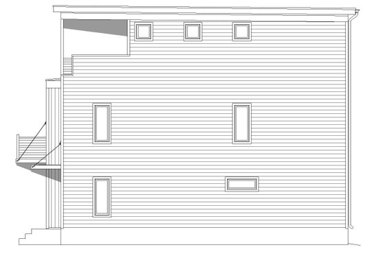 Exterior - Other Elevation 1 for Contemporary House Plan #932-317 - 3 bed, 3.5 bath