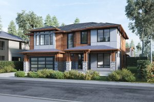 Dream House Plan - Modern Exterior - Front Elevation Plan #1066-13