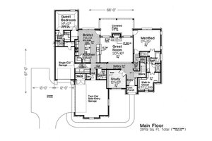 European Floor Plan - Main Floor Plan #310-1292