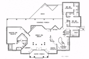 Southern Style House Plan - 3 Beds 2.5 Baths 2966 Sq/Ft Plan #8-203 