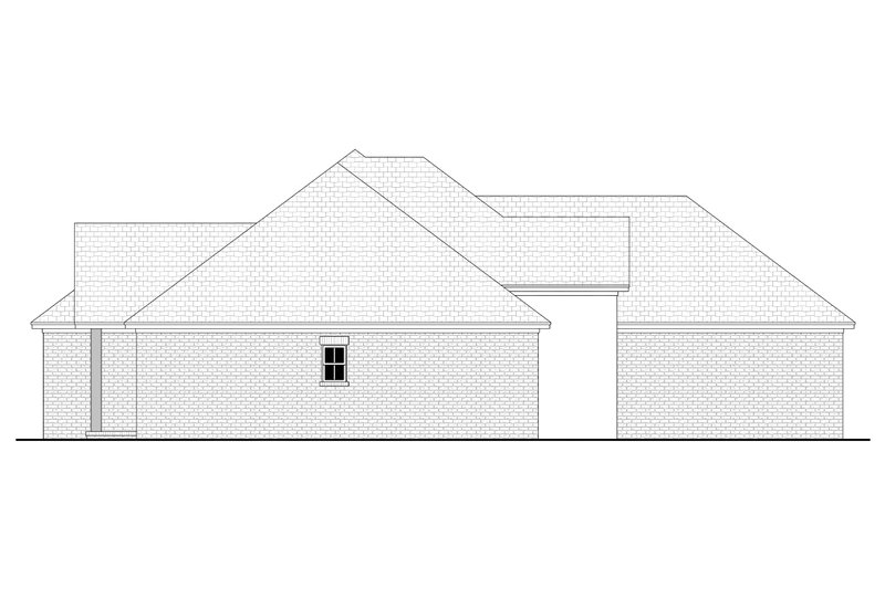 Dream House Plan - Exterior - Other Elevation for Ranch House Plan #430-303 - 4 bed, 2.5 bath