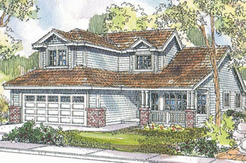 Home Plan - Craftsman Exterior - Front Elevation Plan #124-726