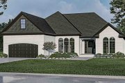 European Style House Plan - 3 Beds 2 Baths 1848 Sq/Ft Plan #17-2458 