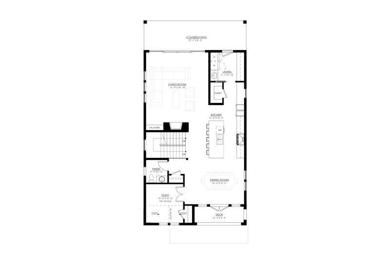 Home Plan - Floor Plan - Upper Floor for Farmhouse House Plan #1114-26 - 5 bed, 3.5 bath