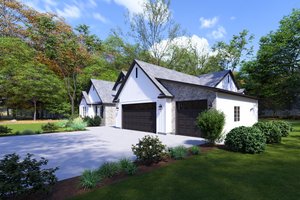 Exterior - Other Elevation 2 for Craftsman House Plan #1111-44 - 4 bed, 2.5 bath