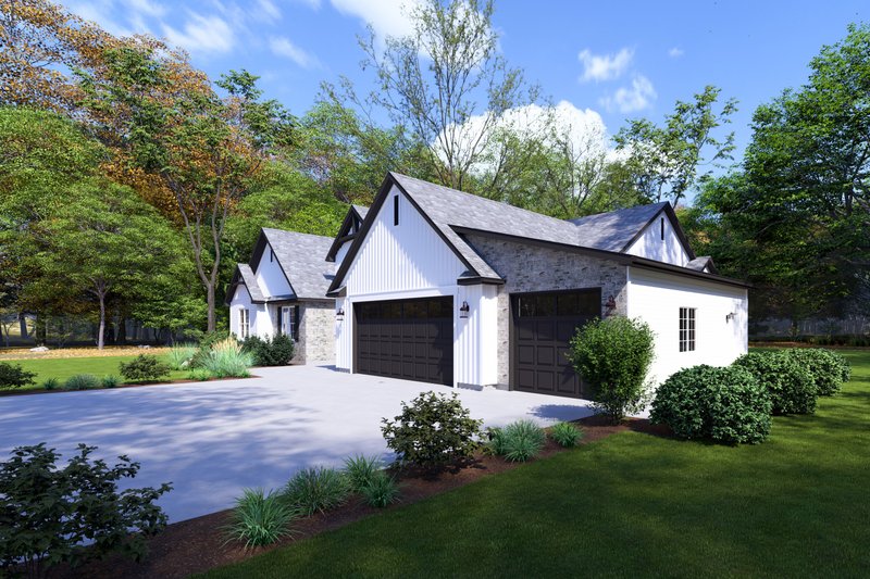House Plan Design - Exterior - Other Elevation 2 for Craftsman House Plan #1111-44 - 4 bed, 2.5 bath