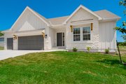 Farmhouse Style House Plan - 3 Beds 2.5 Baths 1642 Sq/Ft Plan #20-2462 