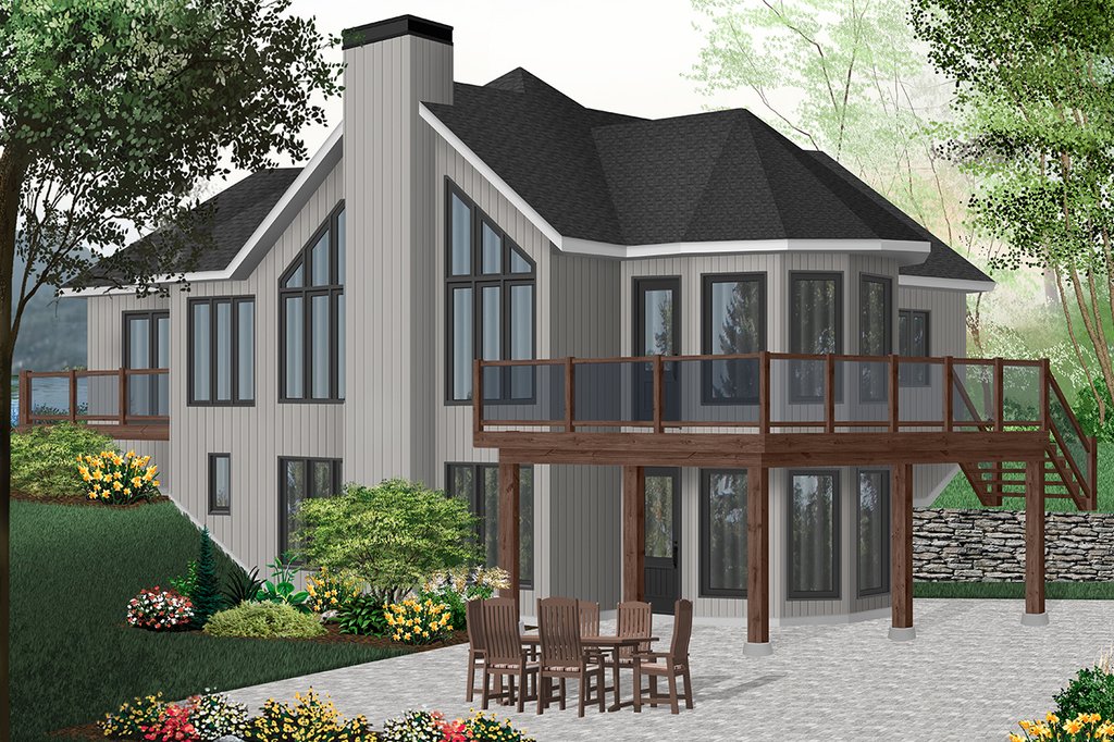 Contemporary Style House Plan 2 Beds 2 Baths 1400 Sq Ft  Contemporary Style House Plan 2 Beds 2 Baths 1400 Sq Ft