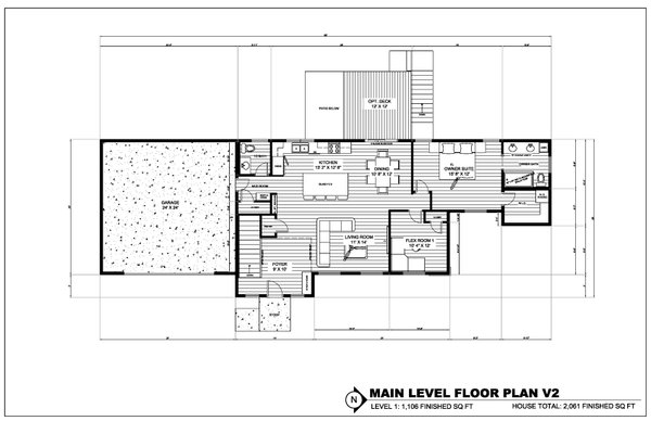 Dream House Plan - Modern Floor Plan - Main Floor Plan #1075-19