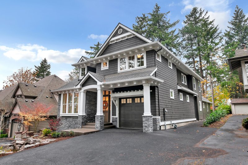 House Blueprint - Exterior - Front Elevation 4 for Craftsman House Plan #48-1007 - 4 bed, 3.5 bath