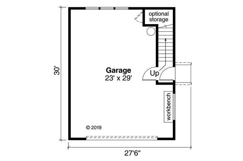 House Design - Floor Plan - Main Floor for Traditional House Plan #124-1155, 1 bath