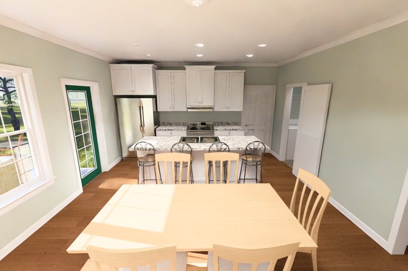 Architectural House Design - Interior - Dining Room for Modern House Plan #513-2469 - 3 bed, 2 bath