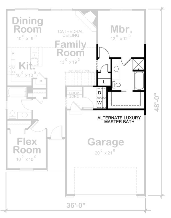 Dream House Plan - European Floor Plan - Other Floor Plan #20-2176