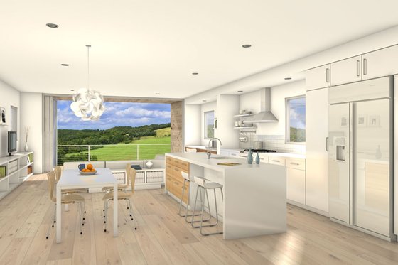 Interior - Other for Modern House Plan #497-25 - 2 bed, 2 bath